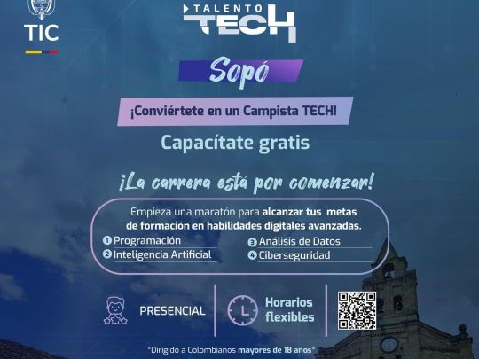 CAPACÍTATE EN HABILIDADES DIGITALES DE ALTA DEMANDA EN SOPÓ